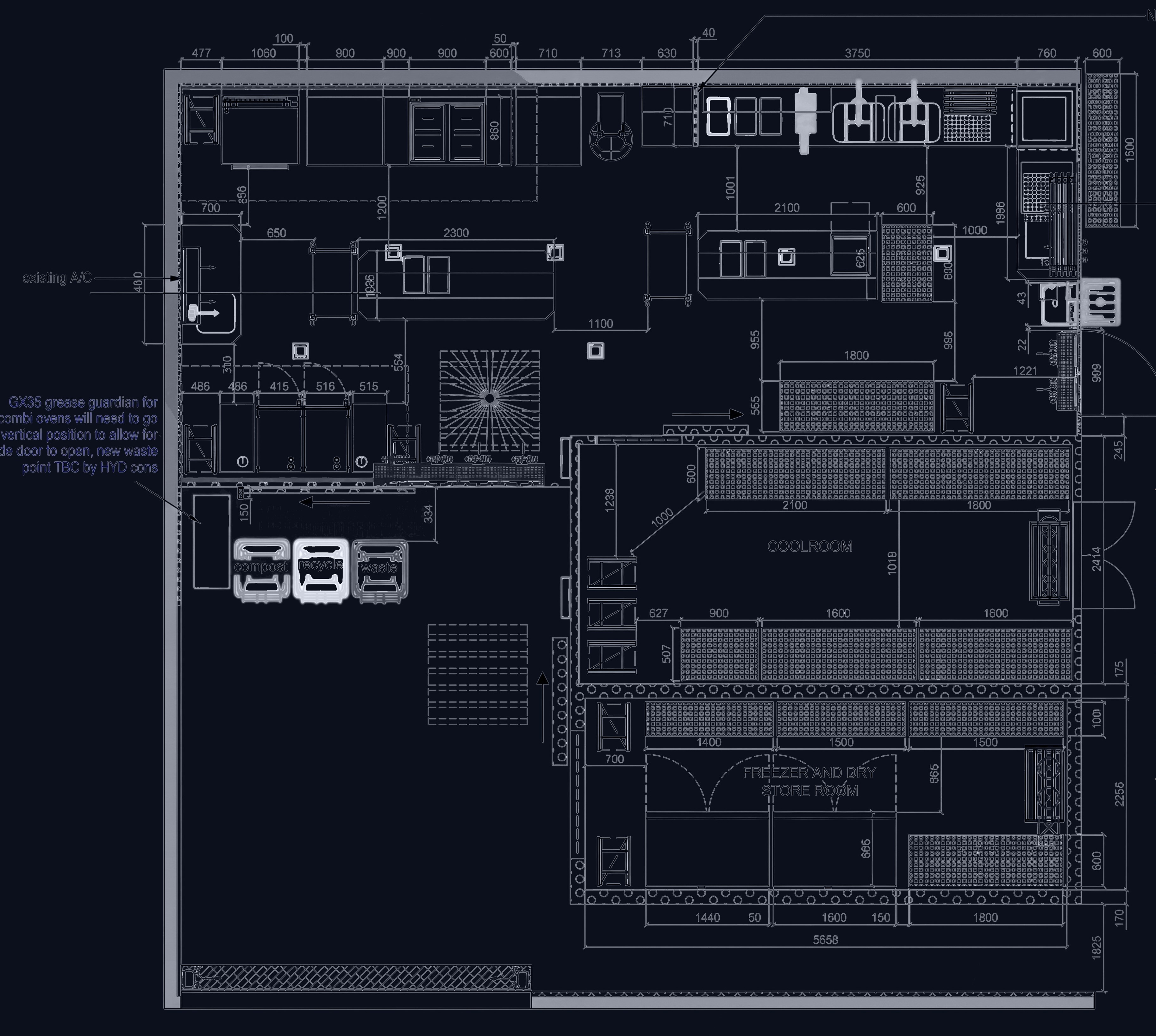 Hospitality kitchen — view 2